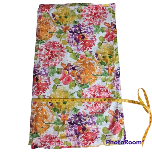 Pier 1 Imports Pillow Shams Stunning Hydrangea Watercolor Designer Covers Pair - Picture 8 of 16